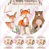 Eetbare taartprint woodland animals 3 - 18 cm rond + 8 cupcake rondjes bij cake, bake & love 2 Eetbare taartprint woodland animals 3 - 18 cm rond + 8 cupcake rondjes bij cake, bake & love 1