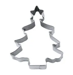 Städter Koekjesuitsteker Kerstboom met ster 6 cm
