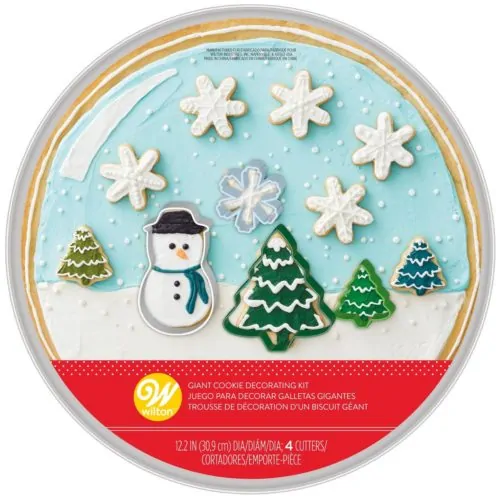 Wilton cookie pan kit snow globe set/5