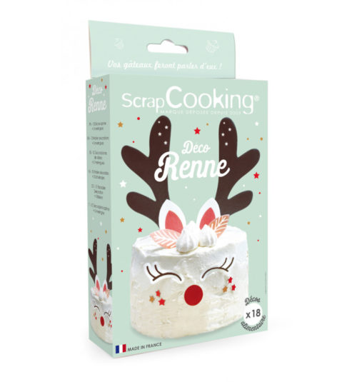 Scrapcooking decoratie kit ouwel rendier bij cake, bake & love 5