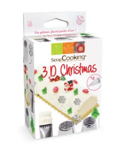 Scrapcooking Spuitmondjes Kerst 3D