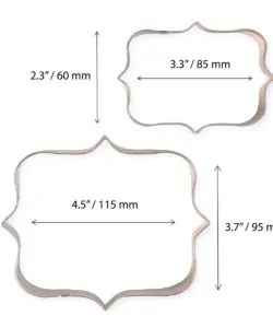 Pme cookie and cake plaque style 1 set/2 bij cake, bake & love 10
