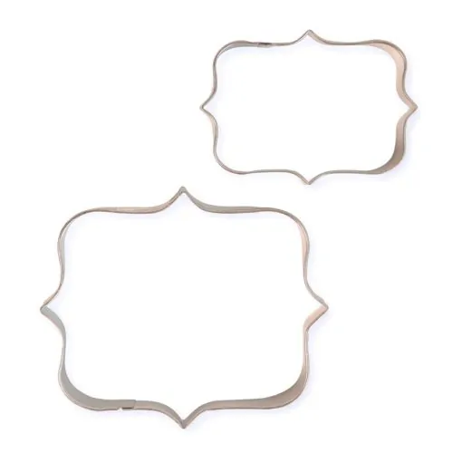 Pme cookie and cake plaque style 1 set/2