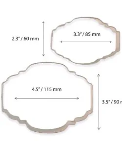Pme cookie and cake plaque style 2 set/2 bij cake, bake & love 10