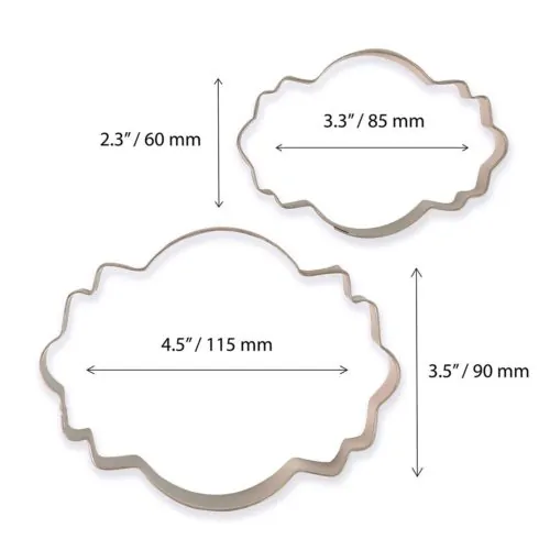 Pme cookie and cake plaque style 4 set/2 - afbeelding 3