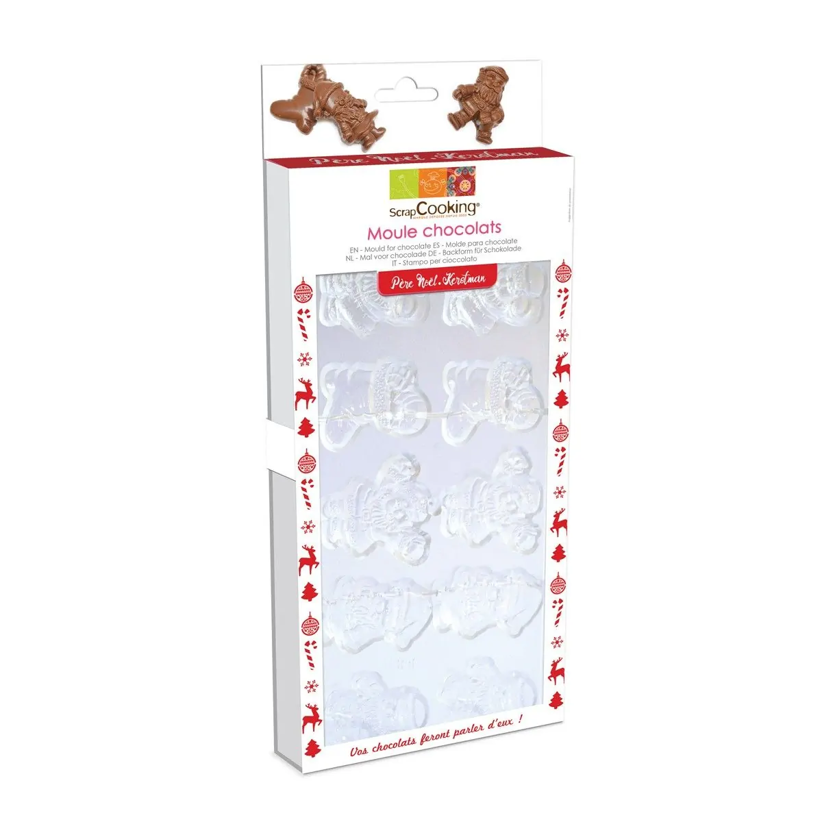 Scrapcooking chocolate mould christmas bij cake, bake & love 5 Scrapcooking chocolate mould christmas