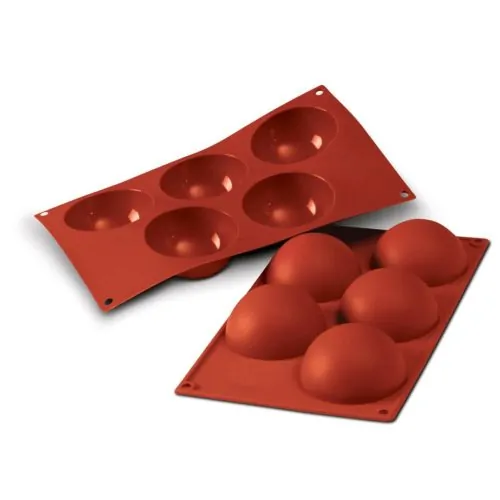 Silikomart cupola mould 80x40mm