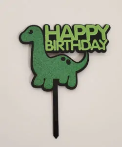 Caketopper Happy Birthday Cute Dino