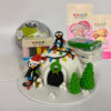Kerst iglo taartje pakket + stap-voor-stap instructiefilmpje (inclusief bakvorm) bij cake, bake & love 1