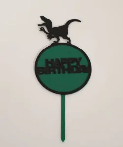 Caketopper Happy Birthday Jurassic Park Dino