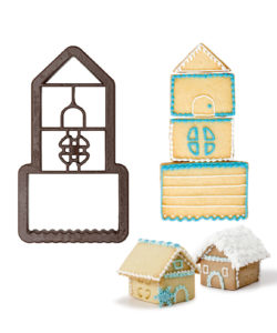 Koekjesuitsteker set 3d gingerbread house bij cake, bake & love 13