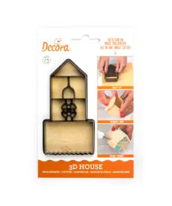 Koekjesuitsteker set 3D Gingerbread House