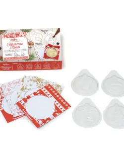 Decora home made christmas card set 16 stuks bij cake, bake & love 16