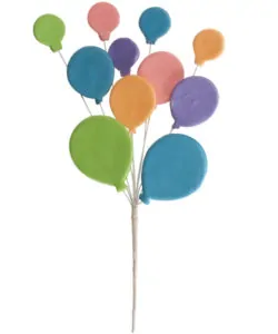 Suikerdecoraties Ballonnen op draad