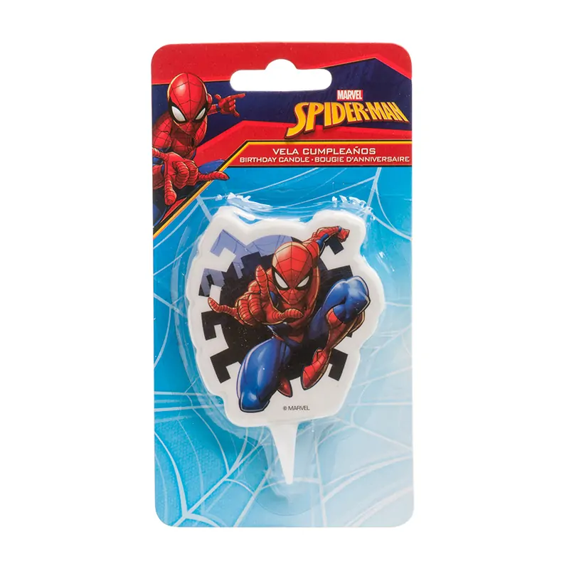 Spiderman 2d kaars 7 cm bij cake, bake & love 6 Spiderman 2d kaars 7 cm - afbeelding 2