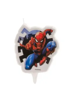 Spiderman 2D kaars 7 cm