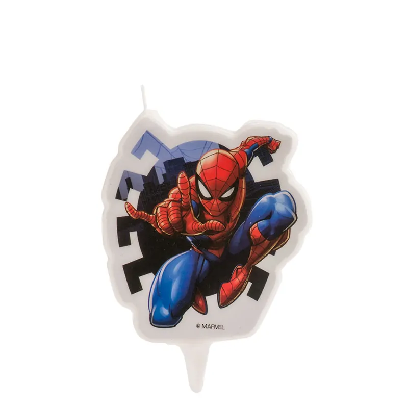 Spiderman 2d kaars 7 cm bij cake, bake & love 5 Spiderman 2d kaars 7 cm
