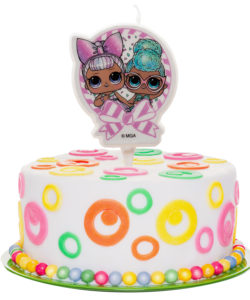 Lol surprise 2d kaars 7,5 cm bij cake, bake & love 13