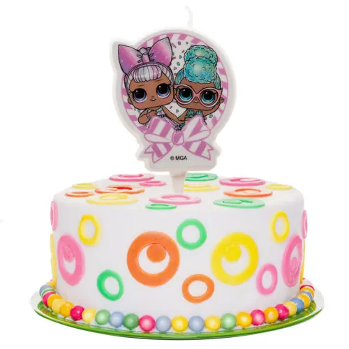 Lol surprise 2d kaars 7,5 cm - afbeelding 4