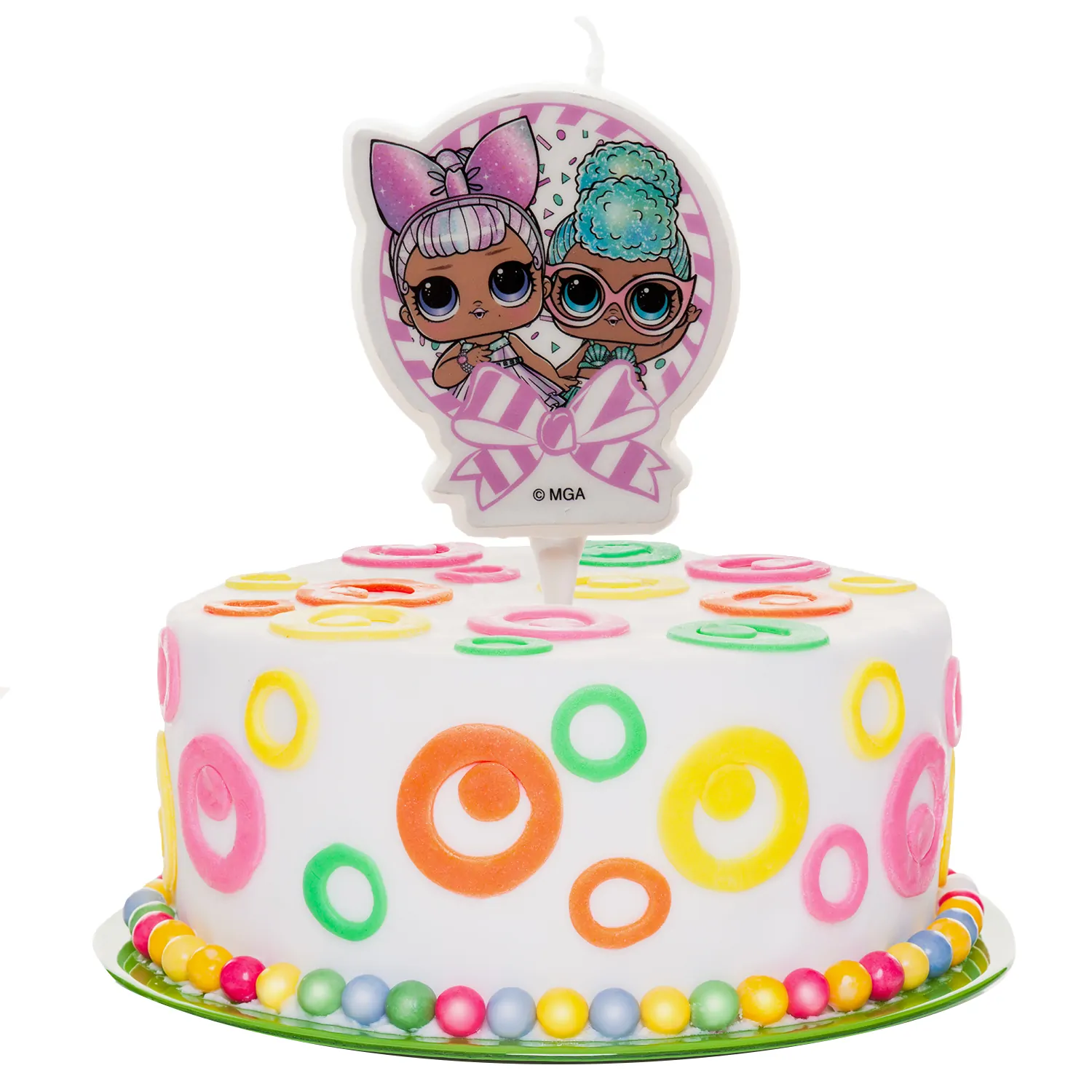 Lol surprise 2d kaars 7,5 cm bij cake, bake & love 8 Lol surprise 2d kaars 7,5 cm - afbeelding 4