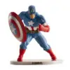 Captain america plastic taarttopper 9 cm bij cake, bake & love 1