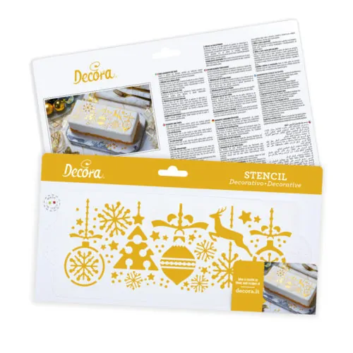 Decora stencil christmas decorations - afbeelding 3