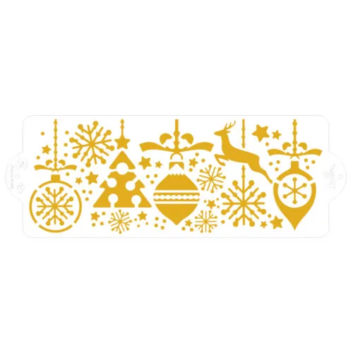Decora stencil christmas decorations