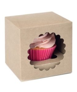 House of marie cupcake box 1 - kraft pk/3 bij cake, bake & love 9