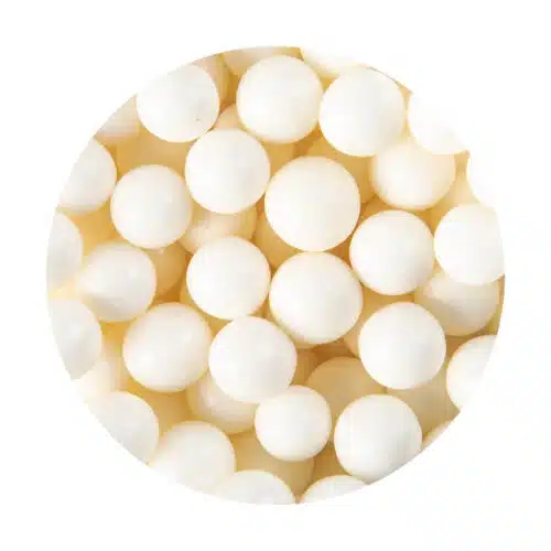 Sprinkley sprinkles - parels 9mm 100 gram wit