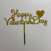 Caketopper happy valentine's day bij cake, bake & love 2