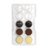 Decora chocolate mould rounds bij cake, bake & love 2 Decora chocolate mould rounds bij cake, bake & love 1