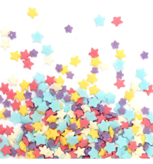 Scrapcooking regenboog sterretjes sprinkles 55 gram - afbeelding 2