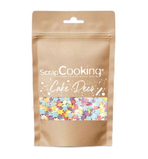 Scrapcooking regenboog sterretjes sprinkles 55 gram