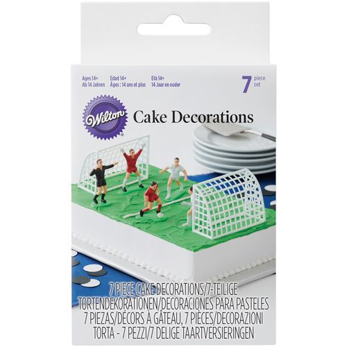 Wilton cake decorating football-soccer set/7 bij cake, bake & love 5