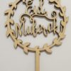 Caketopper "eid mubarak" hout bij cake, bake & love 1