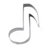 Städter koekjesuitsteker muzieknoot 7,5 cm bij cake, bake & love 3