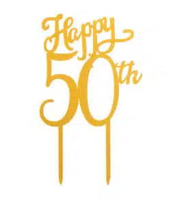 Alternative view of Dekora Caketopper Happy 50th