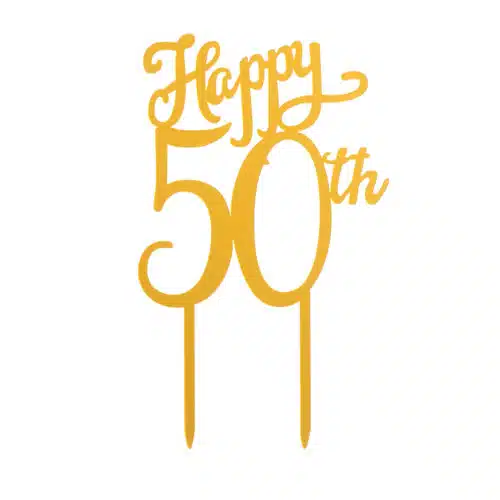 Dekora caketopper happy 50th - afbeelding 2