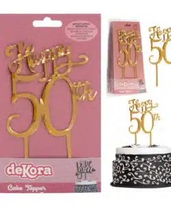 Dekora Caketopper Happy 50th