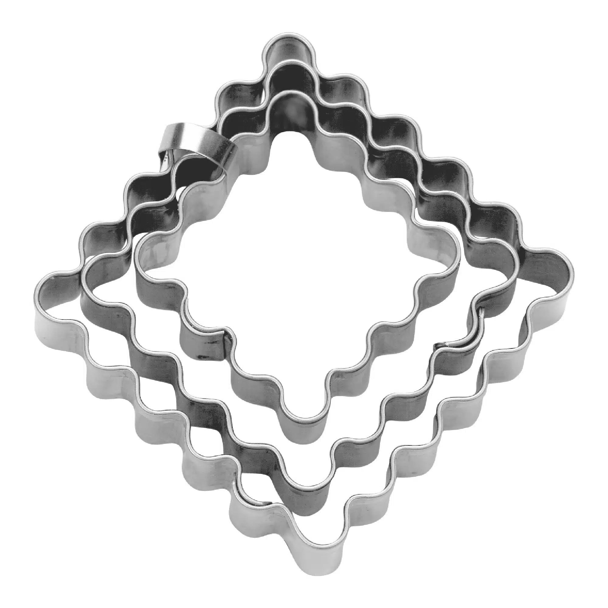 Städter metaal uitstekers vierkant gekarteld set/3 (5-6-7,5 cm) bij cake, bake & love 5 Städter metaal uitstekers vierkant gekarteld set/3 (5-6-7,5 cm)