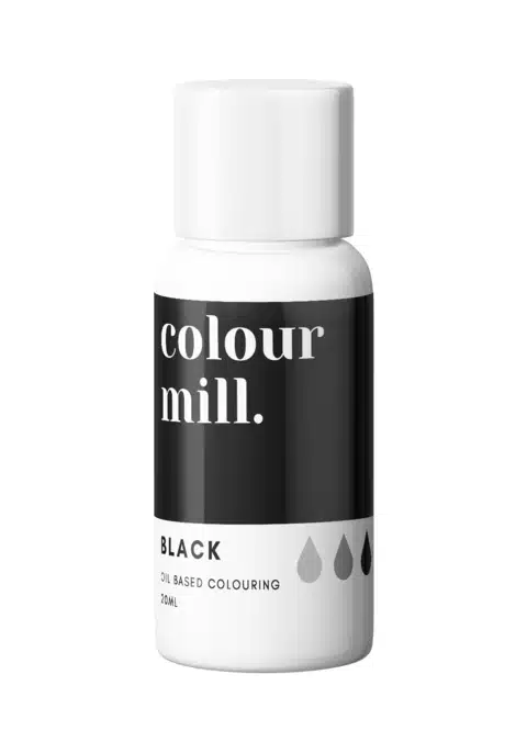 Colour mill - black 20 ml bij cake, bake & love 5 Colour mill - black 20 ml