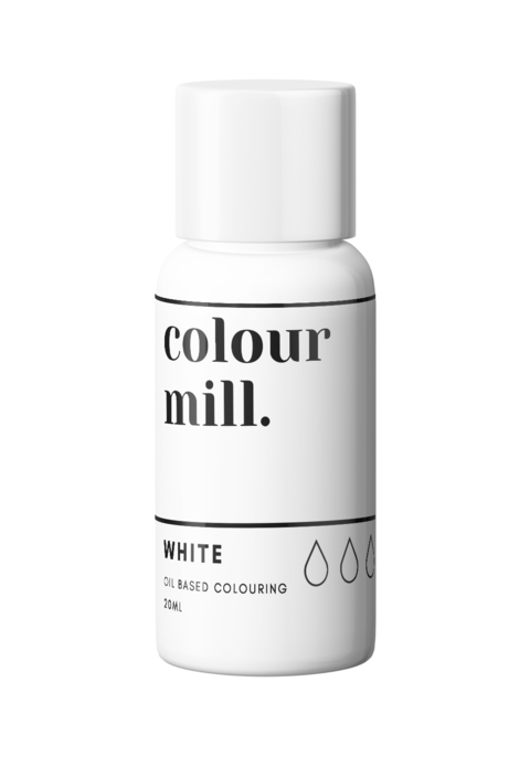 Colour mill - white 20 ml for decorative purposes bij cake, bake & love 5