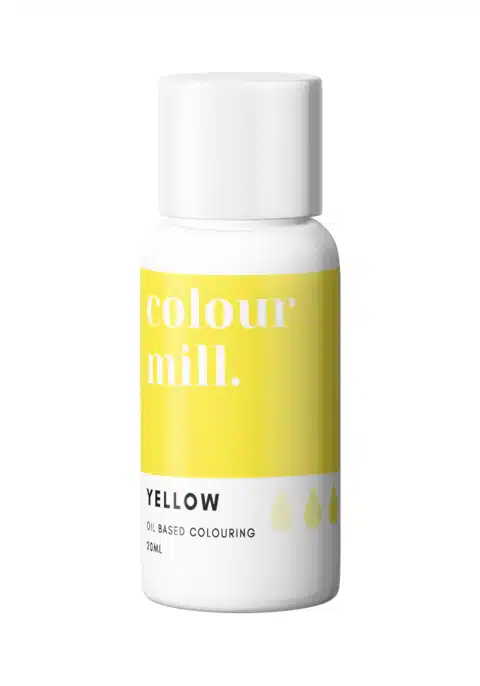 Colour mill - yellow 20 ml bij cake, bake & love 5 Colour mill - yellow 20 ml