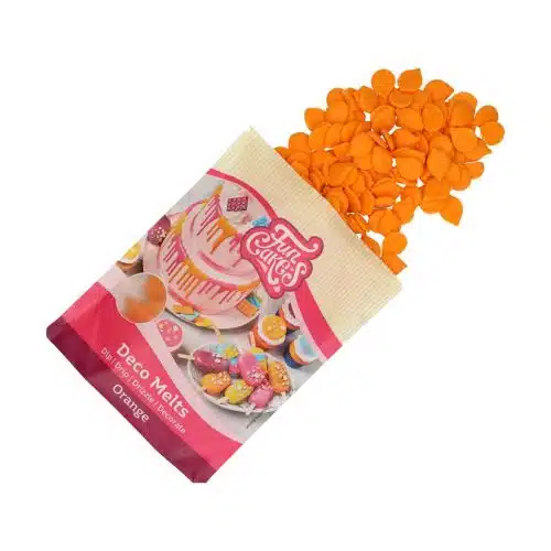 Funcakes deco melts orange 250 g - afbeelding 2