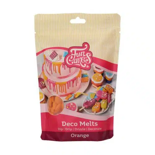 Funcakes deco melts orange 250 g