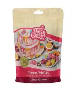 FunCakes Deco Melts Lime Green 250 g