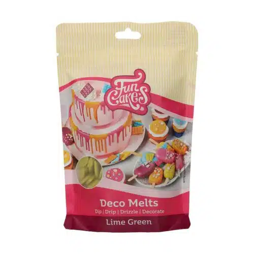 Funcakes deco melts lime green 250 g
