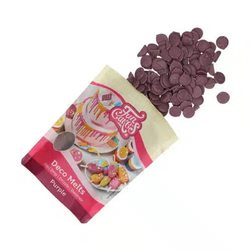 Funcakes deco melts purple 250 g - afbeelding 2