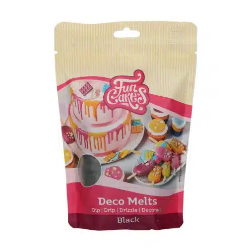 Funcakes deco melts black 250 g