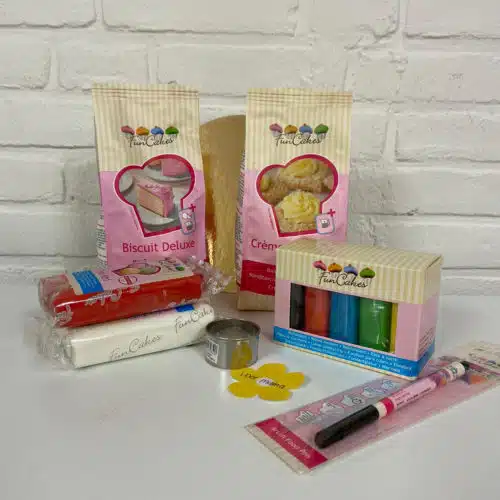 Lieveheersbeestje taartje pakket + stap-voor-stap instructiefilmpje (zonder bakvorm) - afbeelding 2